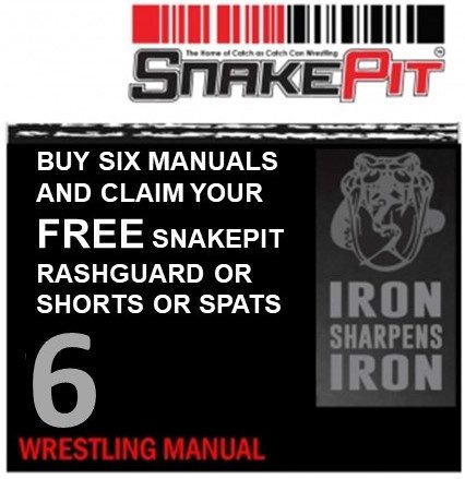 Buy 3 or 6 SnakePit Wrestling Manuals and Claim Your FREE Gift