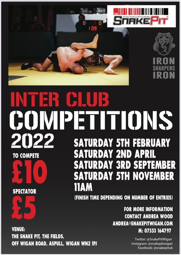 Inter-club Competition 5th February 2022 Results