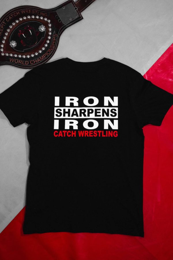 SnakePit "Iron Sharpens Iron" T-Shirt (Black) - Image 3