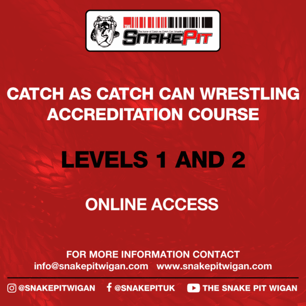 Catch As Catch Can Wrestling Online Accreditation Course Levels 1 and 2